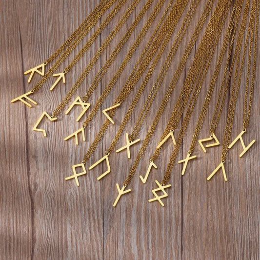 Norse Runic Pendant Necklace