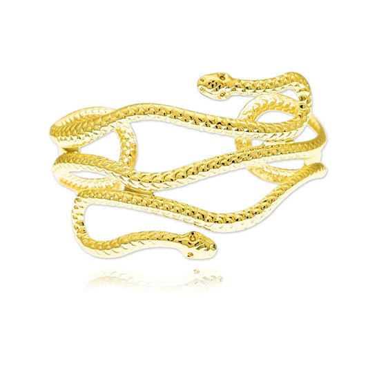 Women’s Snake Earring & Bracelet Jewelry Set