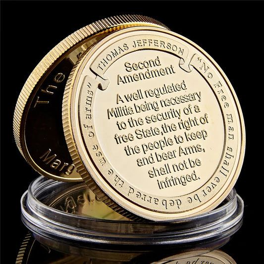 The Archangel with Prayer Challenge Coin